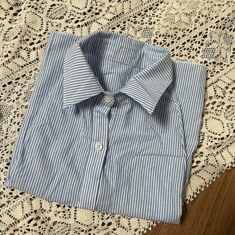 Collared 3-Color Leg Warmers Striped