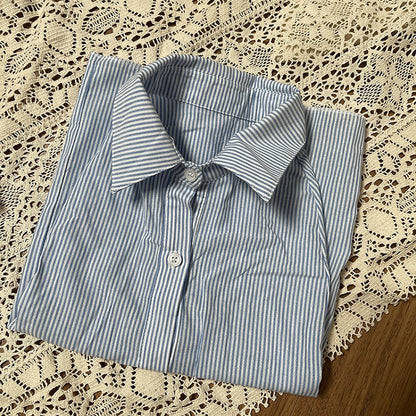 Collared 3-Color Leg Warmers Striped