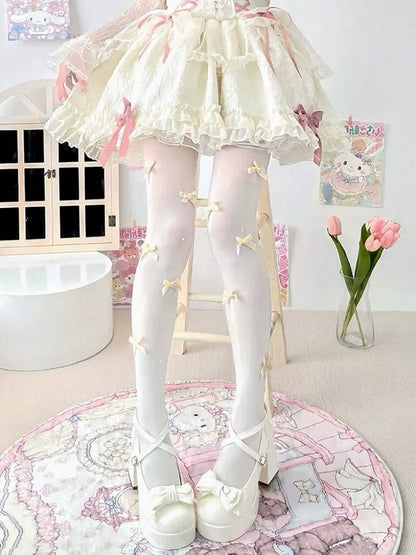 Bow Scattered - 3 Tights Colors