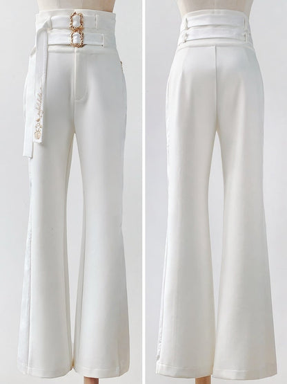 High Lolita Belts White Two Pants Waist Fashion with Ouji