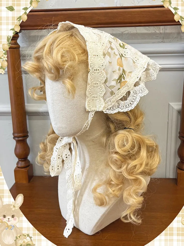 Stickerei Schal Applikation Zitronendreieck