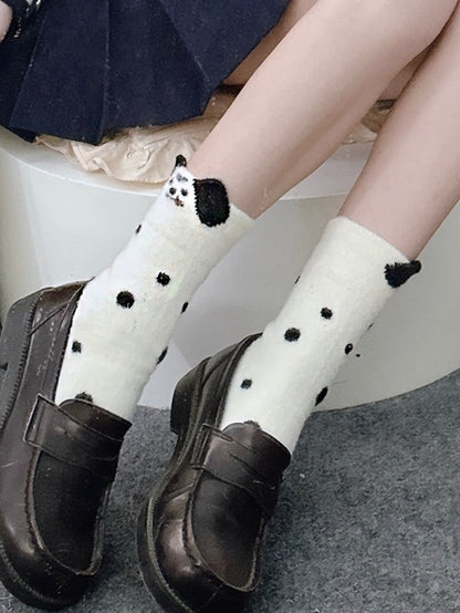Cute Puppy Calf Socks