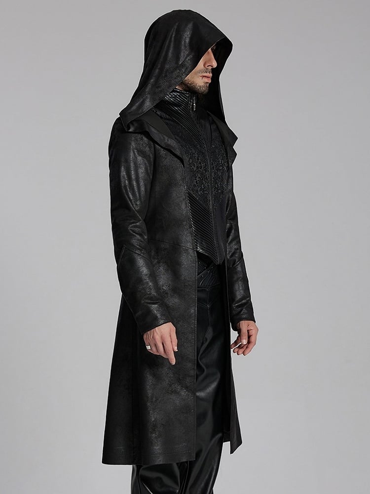 Black Men's Gothic Wizard Jacket
