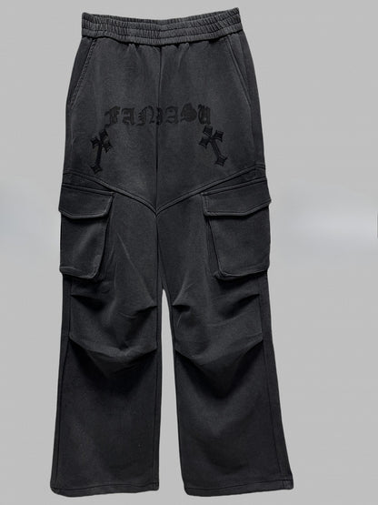 with Dark Design Wash Pants Faded Punk Gray