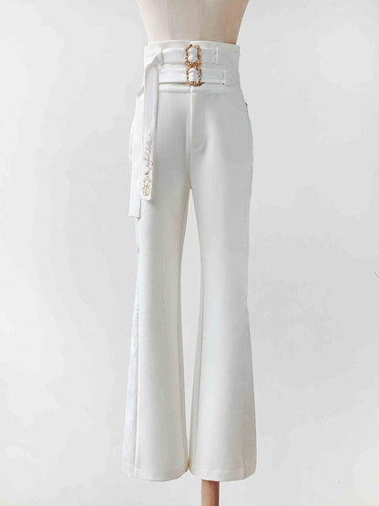 High Lolita Belts White Two Pants Waist Fashion with Ouji