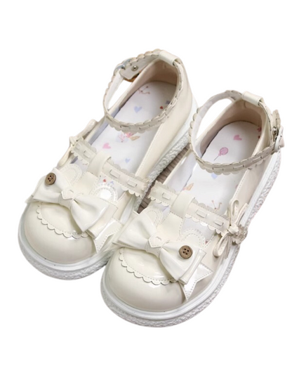 Single Lolita Flat Round Toe Shoes