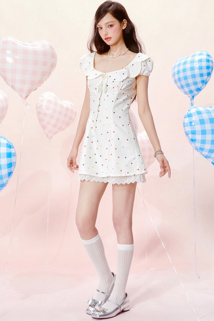 Kleid Jumping Dot Color