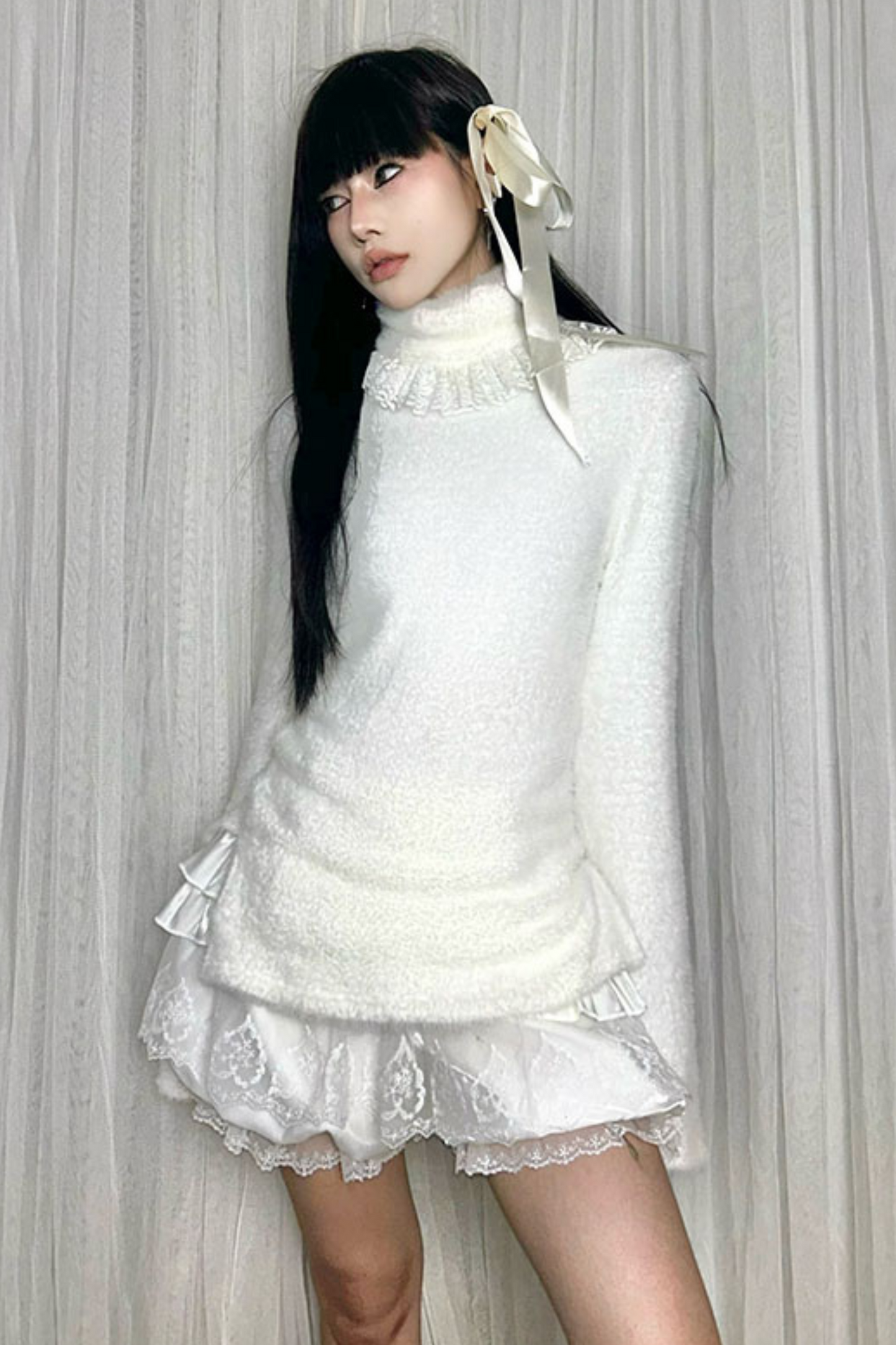 心地よいトップタートルネックヒート