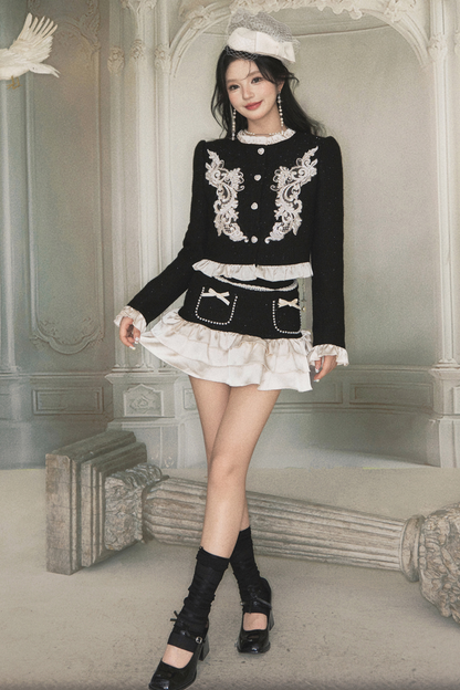 ジャケット彫刻レトロバロック