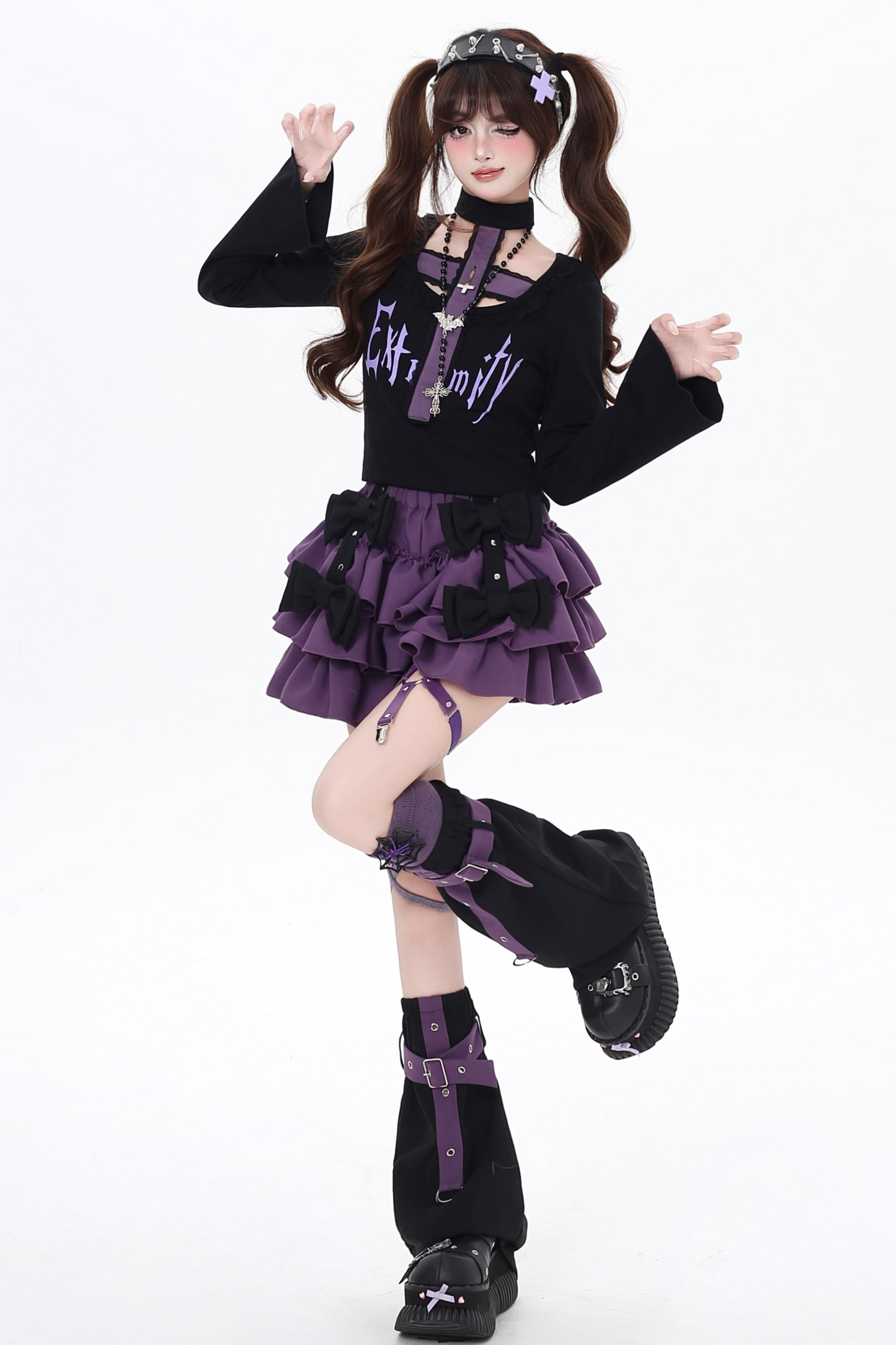 Asian Top Gothic Neck Halter