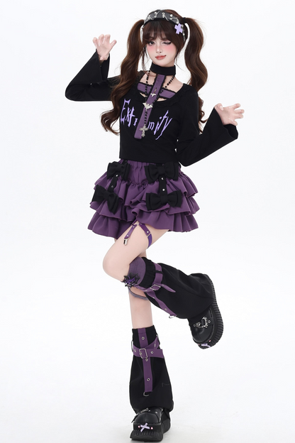 Asian Top Gothic Neck Halter