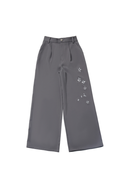 ワイドパンツ ゆったりとした軽いトップス +