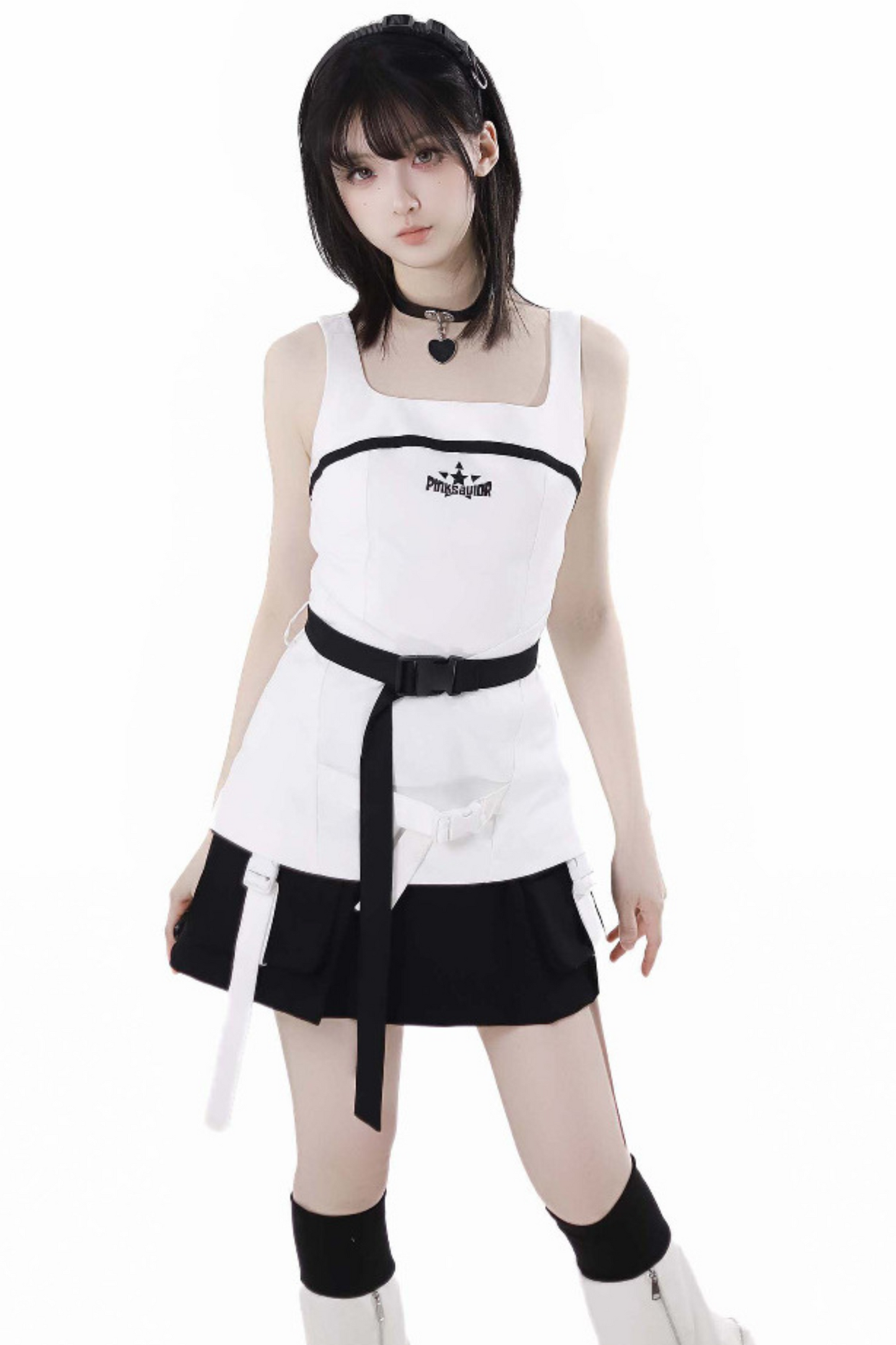 + キャミソール レッグスカート モードウォーマー サイバートップ