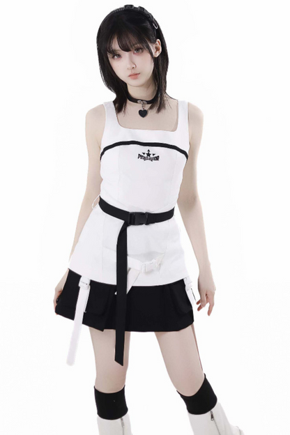 + キャミソール レッグスカート モードウォーマー サイバートップ