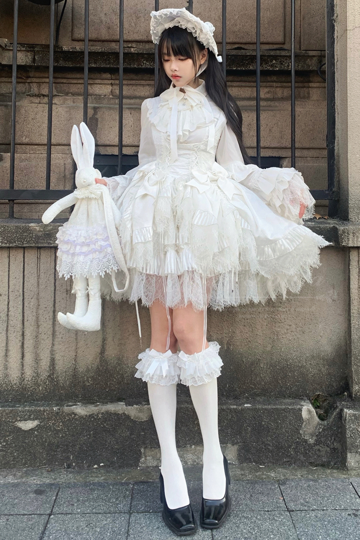 Feather Style Blouse Gothic Lolita Spider