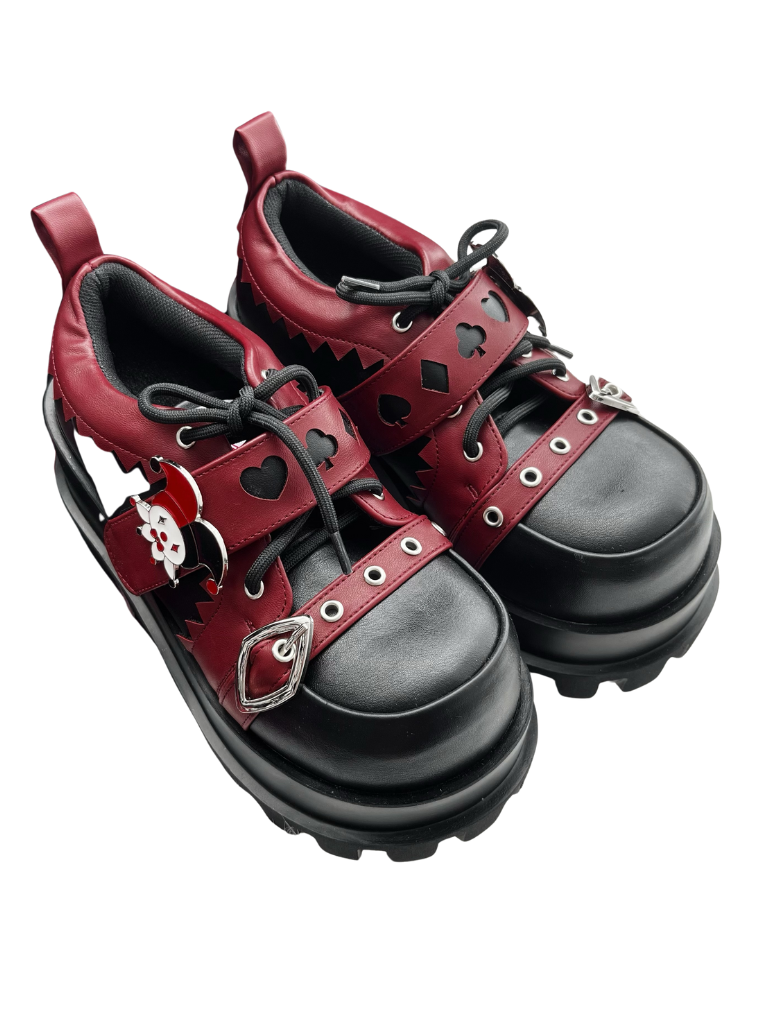Poker Punk Plateauschuhe Clown