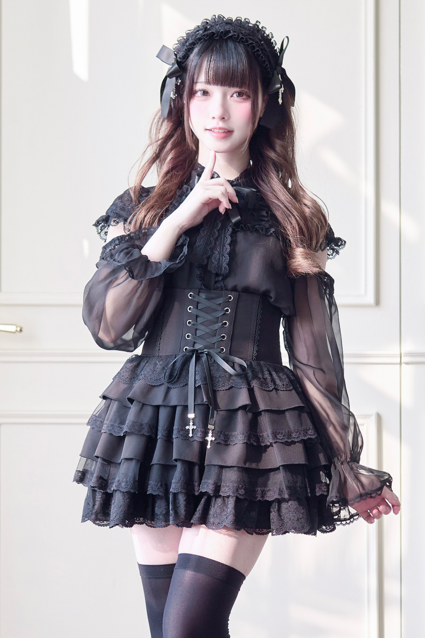 シフォンスイートブラウス