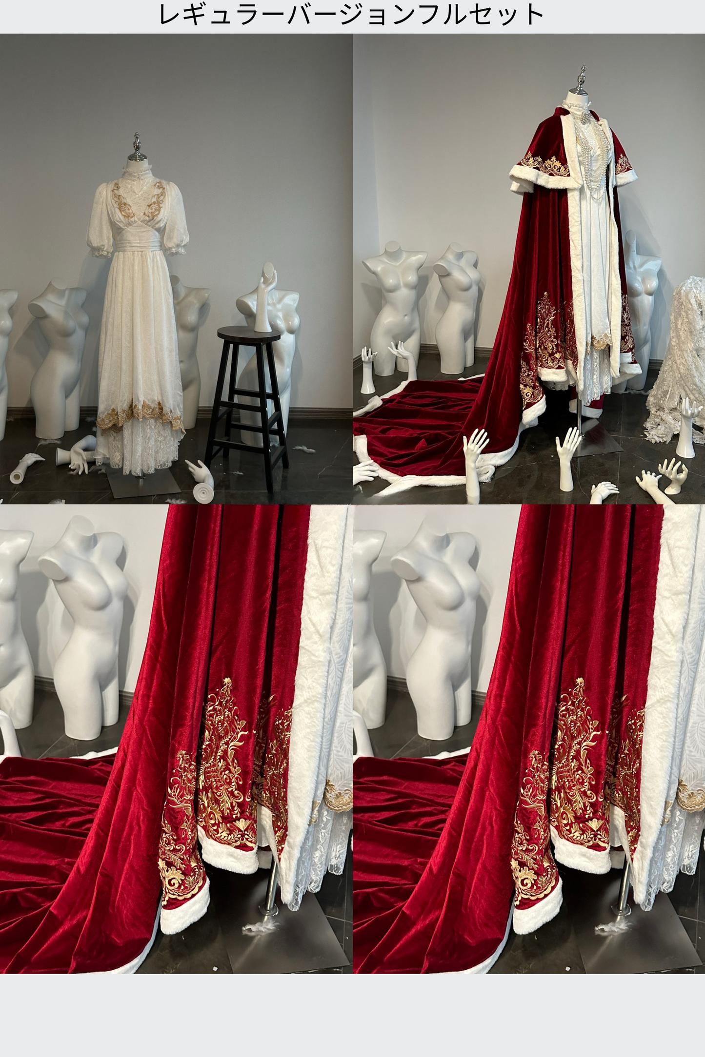 Queen Cape Dress Gorgeous Regular Version Pre-order product +