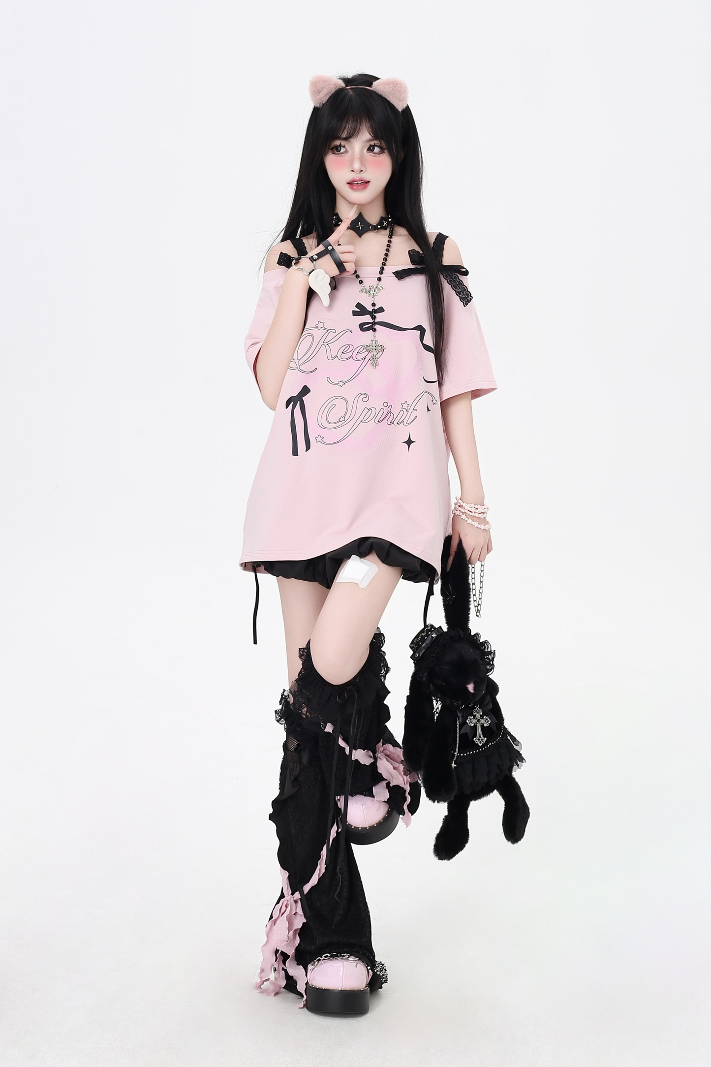 Sweet Top One Bow Shoulder