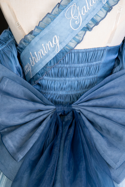 + スイングフェアリー パフィーリボンドレススリーブ ブルー