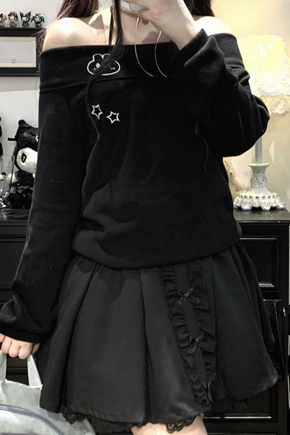 フリルサスペンダースカート マインレース