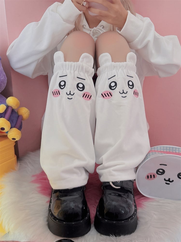 漫画柄 40cm レッグウォーマー