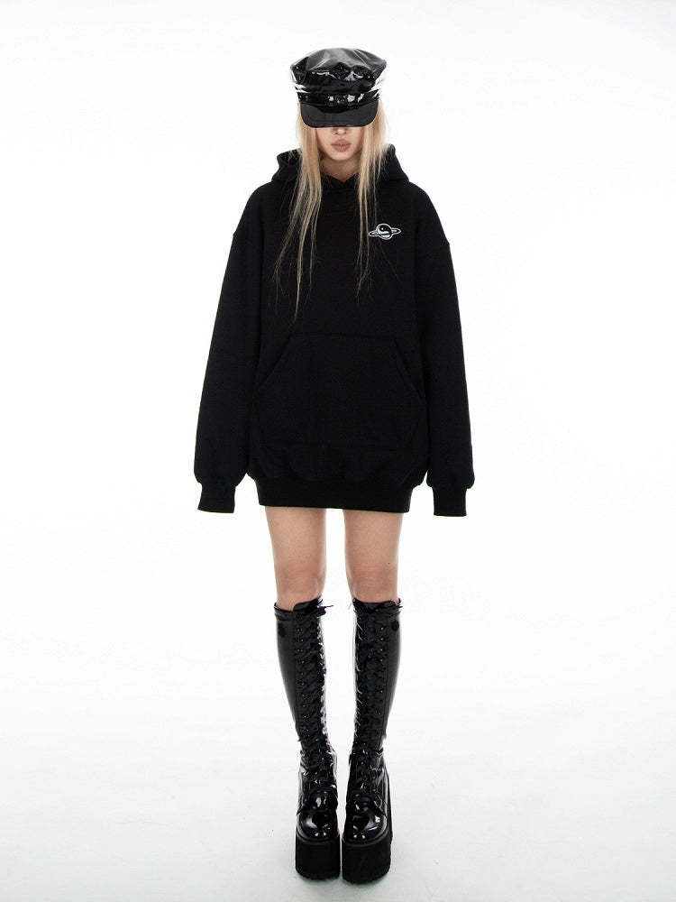 Black Long Sleeves Hoodie