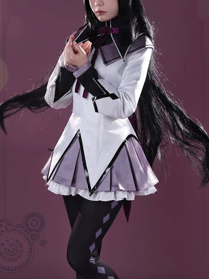 Puella Magi Madoka Magica Akemi Homura Cosplay-Kostüm im Lolita-Stil
