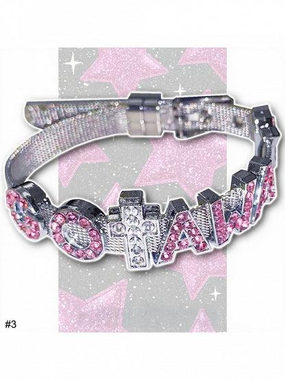 Silver Rhinestone Bracelet - Kiwi Store