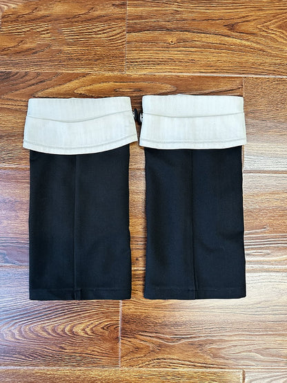 Black / Coffee Leg Warmers