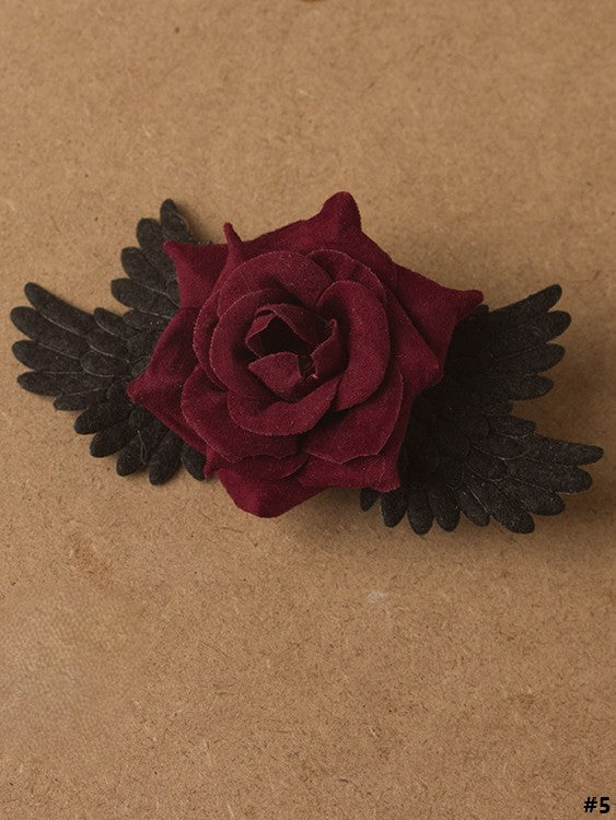 Gothic Options Black Lolita Hairclip 5 Wing