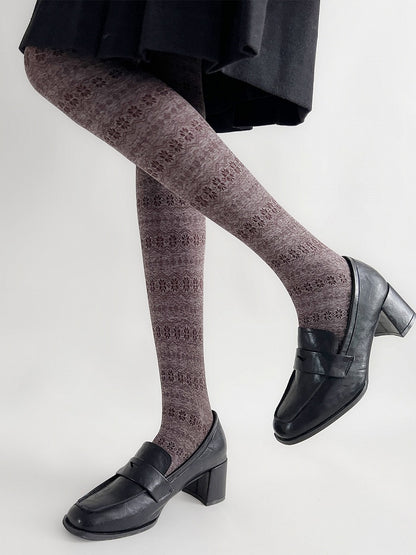 Snowflake Pattern Warm Tights Wave Christmas