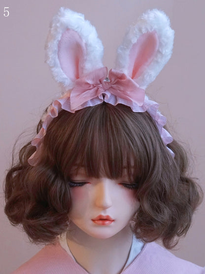 詳細 KCオプション 耳飾り 蝶結び レース 11トリム バニー