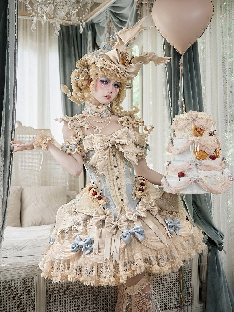 Boned Short Petticoat in Apricot - Blood Supply