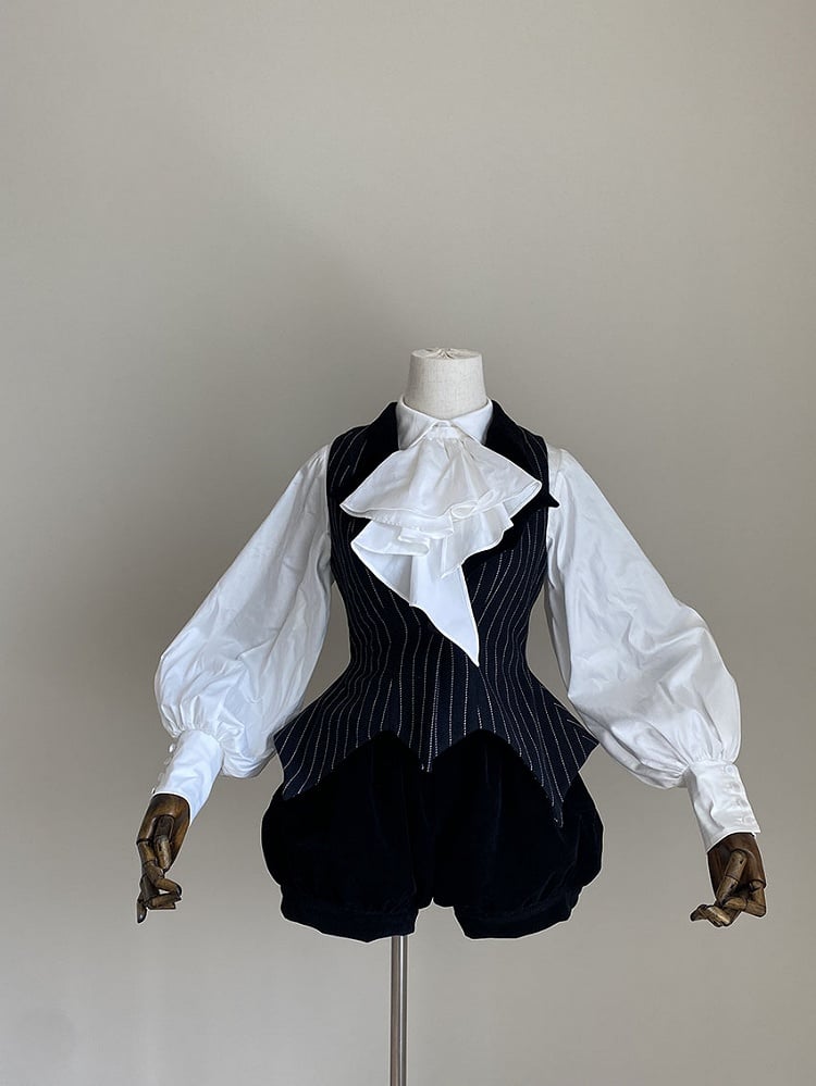 Velvet Bloomers Black