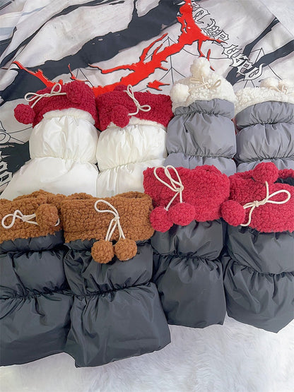 Pompons Y2K  Leg Warmers