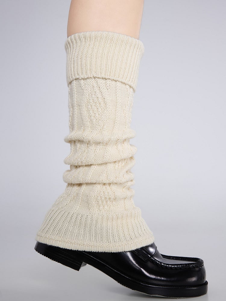 Leg Colors 4 Knitted Diamond Warmers Stitch