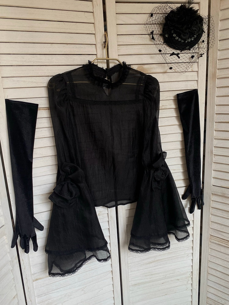 Spaghetti Elegantes JSK-Kleid Lolita Schwarze Träger Vollschichtiges Kuro-Set Schimmernd