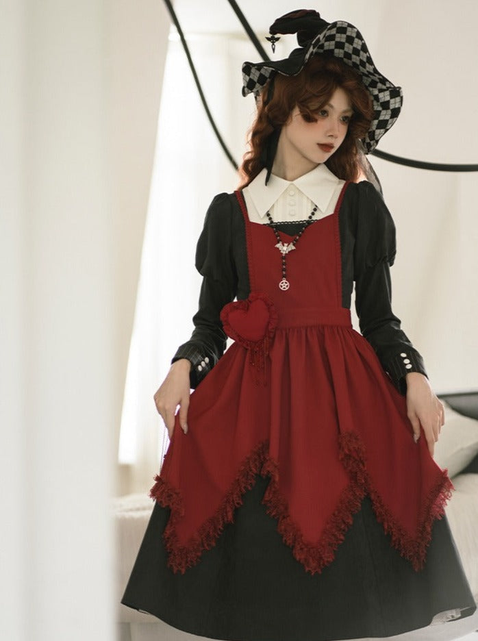 Apron Suspenderskirt Gothic Brooch Lolita Brooch