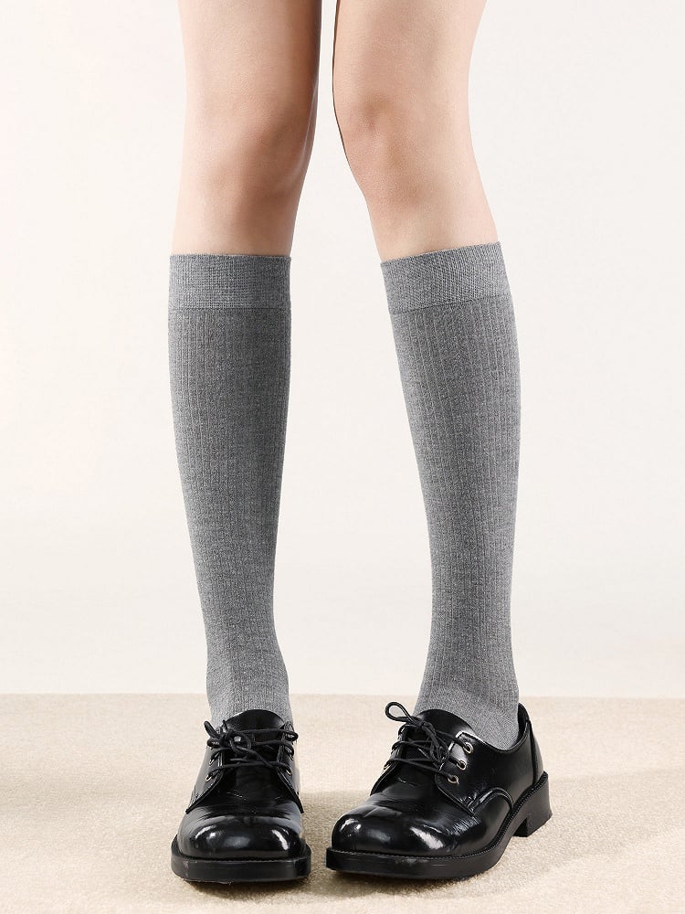 Colors) Warm Slimming Vertical Stockings Rib (6