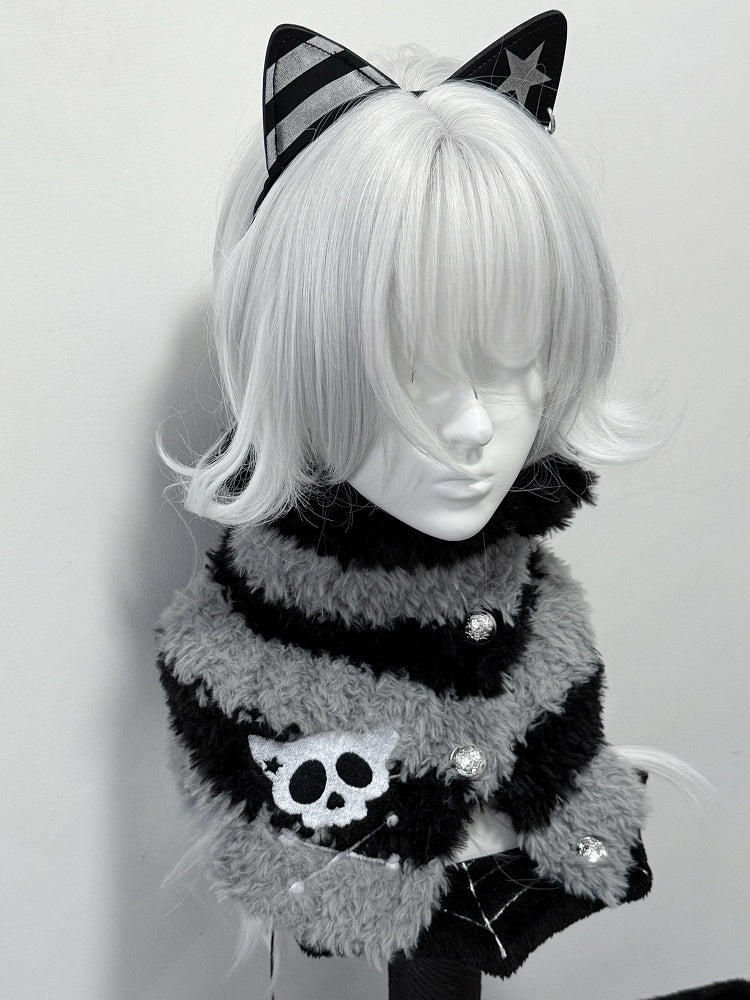 猫耳KCブラックパンクデザイン