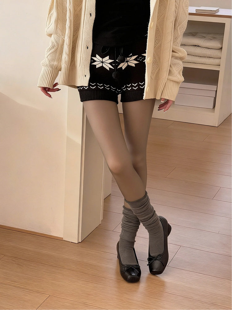 Tights Fleece-Lined Stretchy