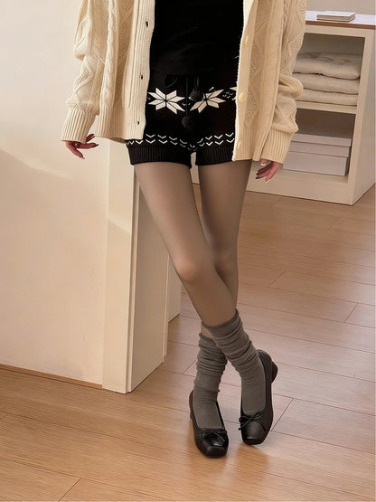 Tights Fleece-Lined Stretchy