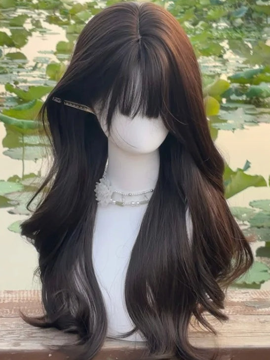 65CM 3 Wavy Color Wig Bangs Options Full with