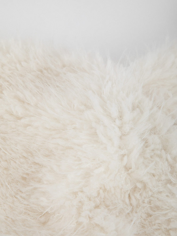 Hooded Fluffy Hat Bunny White Ear
