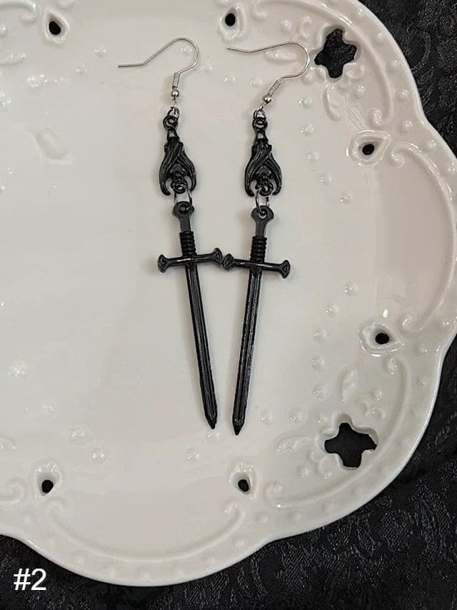 Subculture Dark Gothic Earrings 5 Options