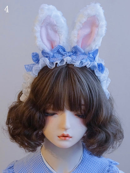 詳細 KCオプション 耳飾り 蝶結び レース 11トリム バニー