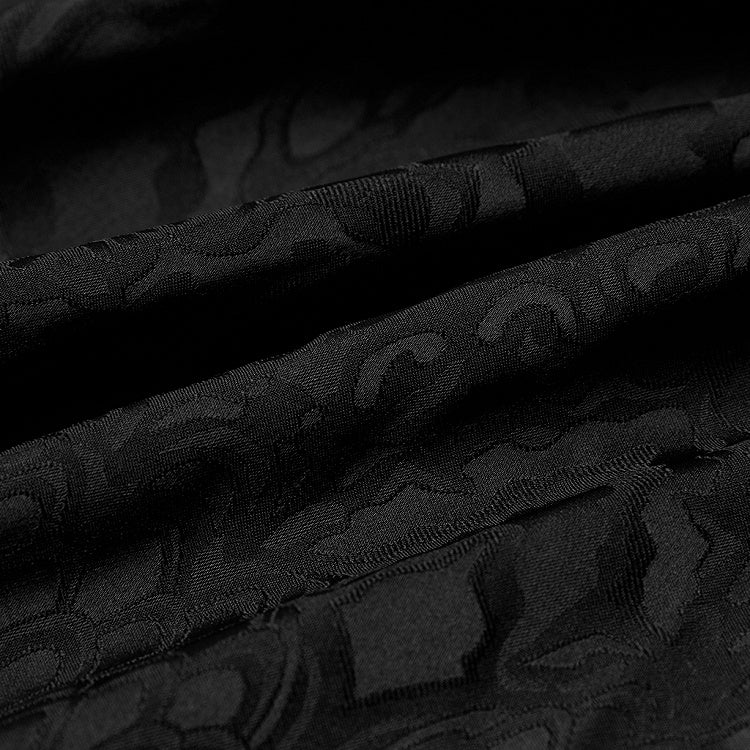 Black Men's Gothic Jacquard Shirt