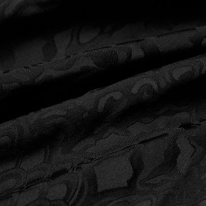 Shirt Men's Jacquard Gothic Black