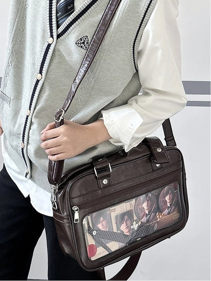 Satchel Crossbody Ita Brown Bag School